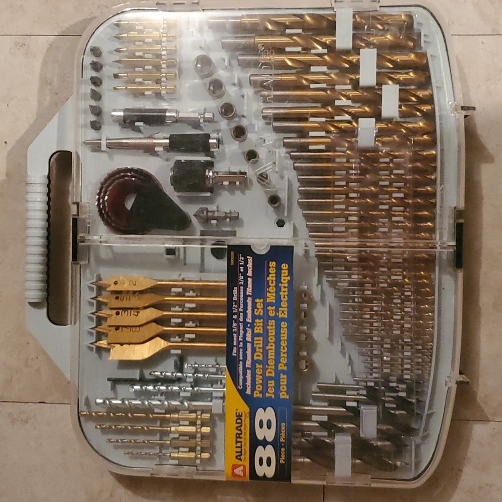 ALLTRADE 88 Piece Power Drill Bit Set NEW